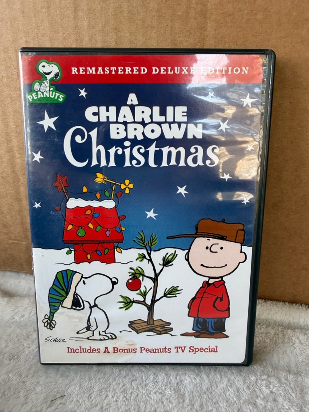 Peanuts A Charlie Brown Christmas DVD - Blue, Red, White